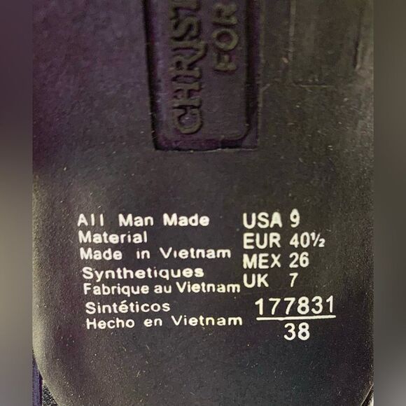 Christian Siriano for Payless Klassy Black Vegan Leather Pin Studded Heels S:9 - Picture 7 of 7